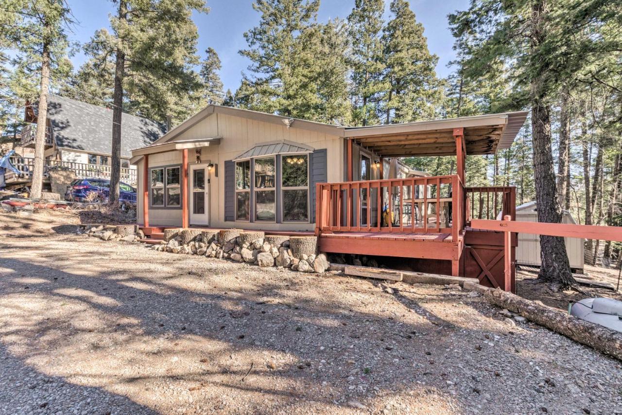 Relaxing Lincoln Forest Retreat With Wraparound Deck Cloudcroft Exteriér fotografie