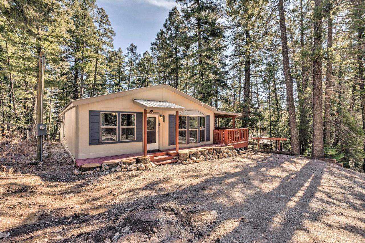 Relaxing Lincoln Forest Retreat With Wraparound Deck Cloudcroft Exteriér fotografie