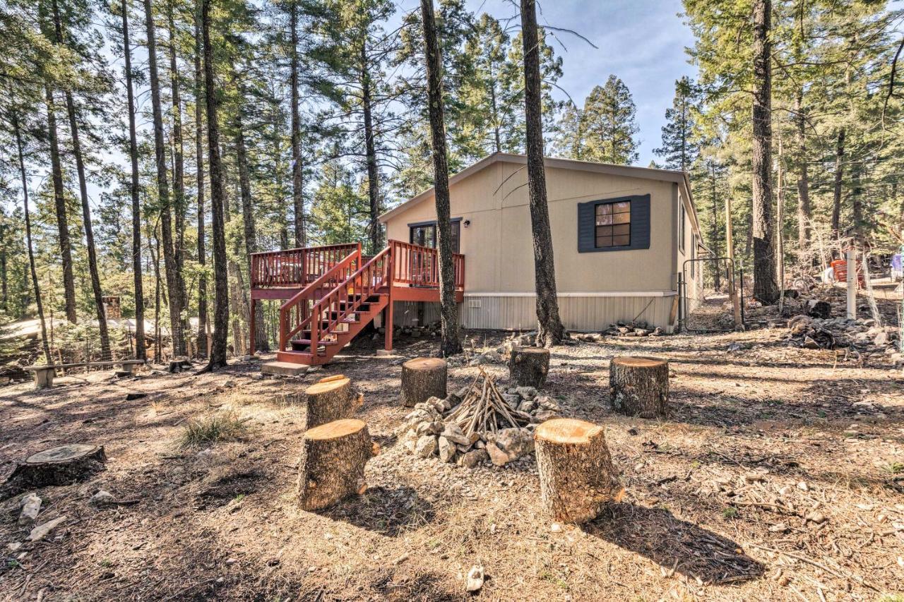 Relaxing Lincoln Forest Retreat With Wraparound Deck Cloudcroft Exteriér fotografie